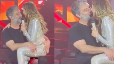 despoina vandi o vasilis bisbikis anevike stin pista kai ekdilose dimosia ta synaisthimata tou 750x375 1