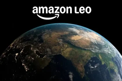 Το λογότυπο του Amazon Leo, του νέου δορυφορικού δικτύου χαμηλής τροχιάς της Amazon
