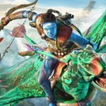 Avatar Frontiers of Pandora gameplay character riding Ikran