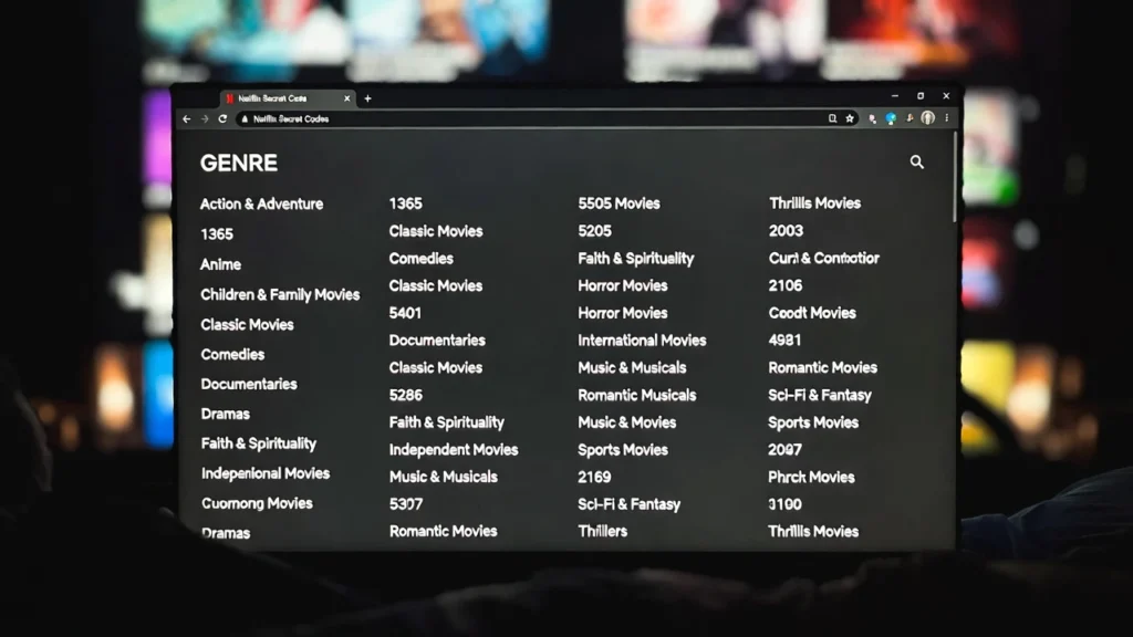 Netflix secret Codes