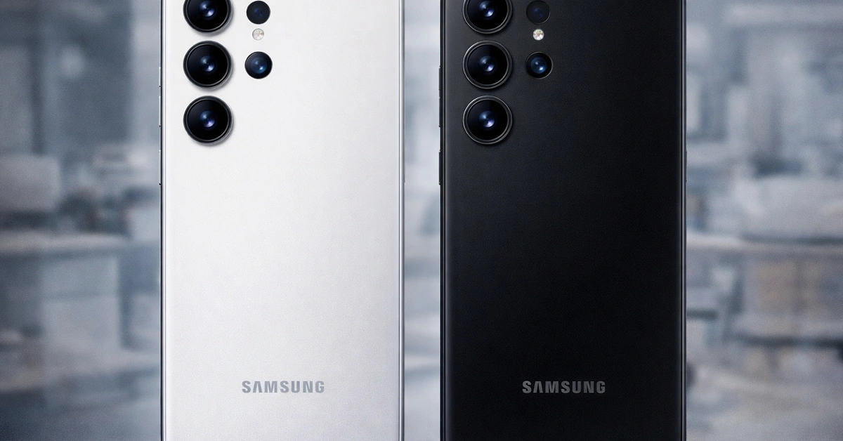 Samsung Galaxy S26 Ultra dummy συσκευές σε λευκό και μαύρο με στρογγυλεμένες γωνίες