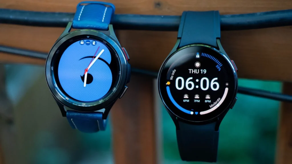 Samsung Galaxy Watch 4 με ενεργές λειτουργίες