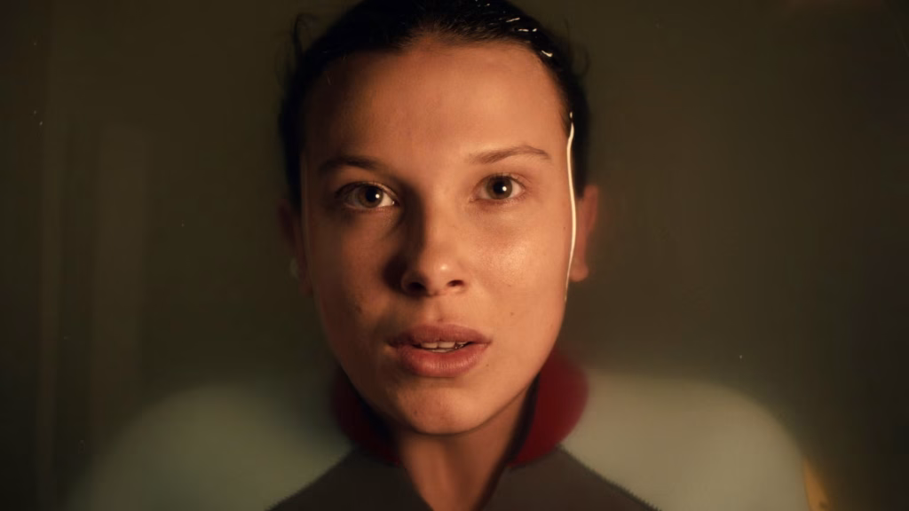 Η Millie Bobby Brown ως Eleven σε μια φορτισμένη συναισθηματικά σκηνή του τελευταίου επεισοδίου του Stranger Things.