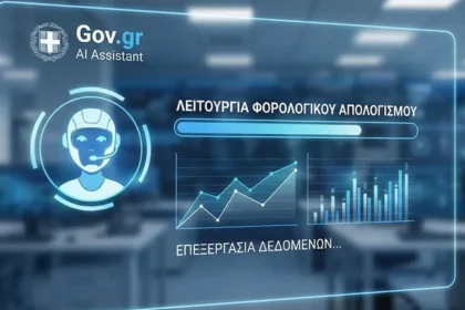 Ο ψηφιακός βοηθός Gov.gr AI Assistant σε λειτουργία φορολογικού απολογισμού
