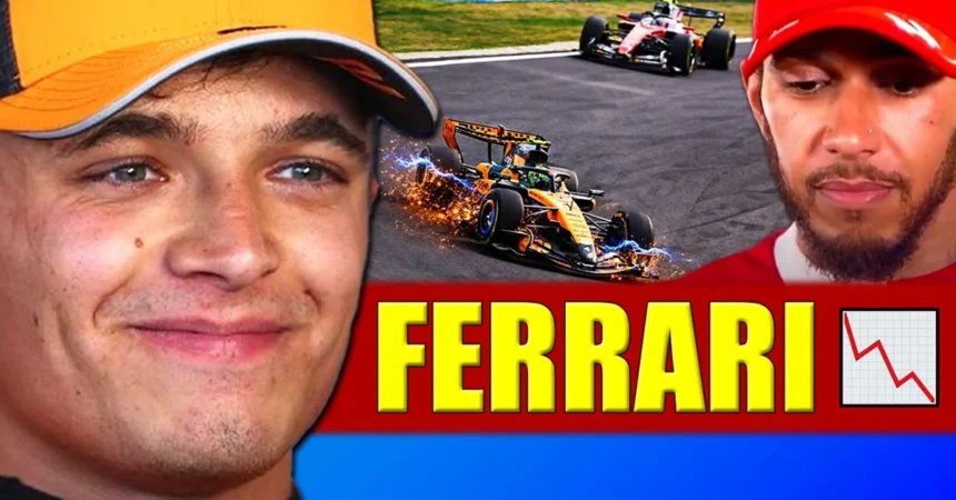 Το μονοθέσιο της McLaren του Lando Norris με το νέο αεροδυναμικό πακέτο αναβαθμίσεων για το Grand Prix του Μαϊάμι 2026.